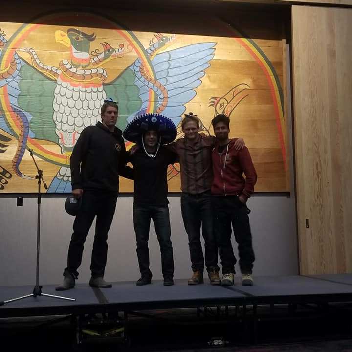 a group of people posing for a picture